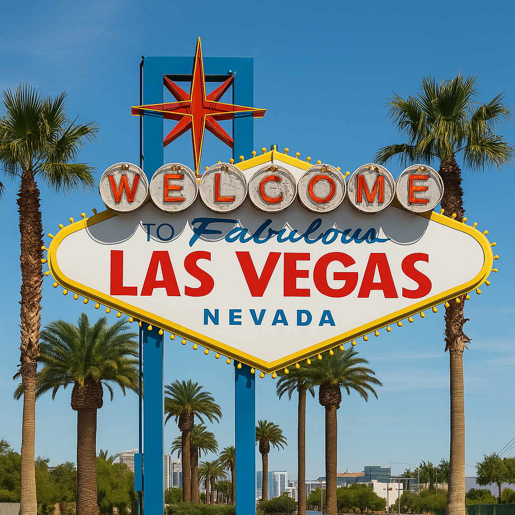 Las Vegas sign Las Vegas Strip