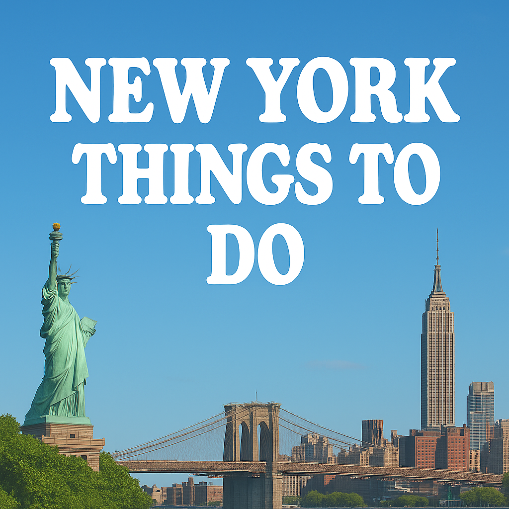 New York City Things to Do Statue of Liberty Empire New York City Skyline